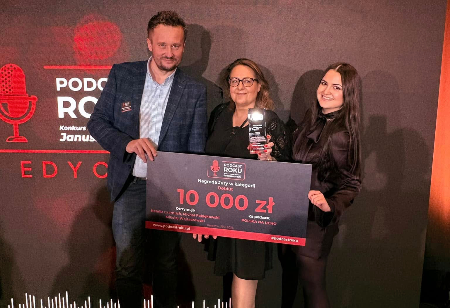 „Polska na Ucho” nagrodzona w konkursie Podcast Roku